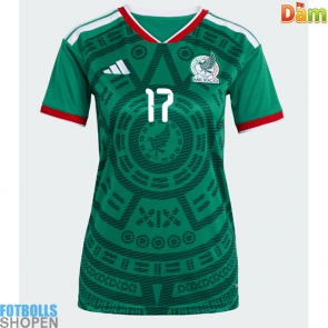 Billiga Mexiko Orbelin Pineda #17 Hemmatröja Dam VM 2026 Kortärmad